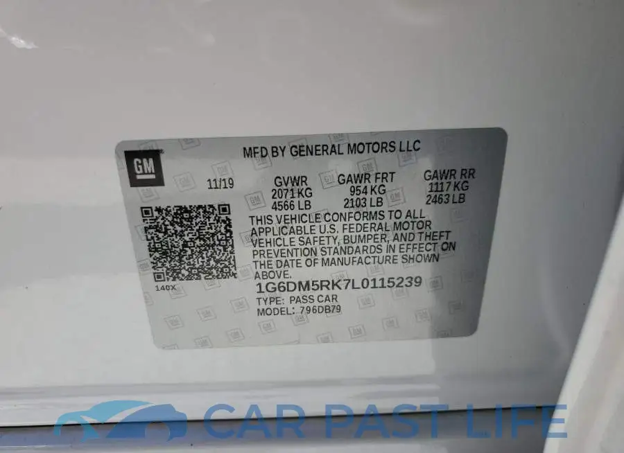 1G6DM5RK7L0115239# 12