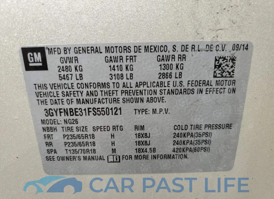 3GYFNBE31FS550121# 14