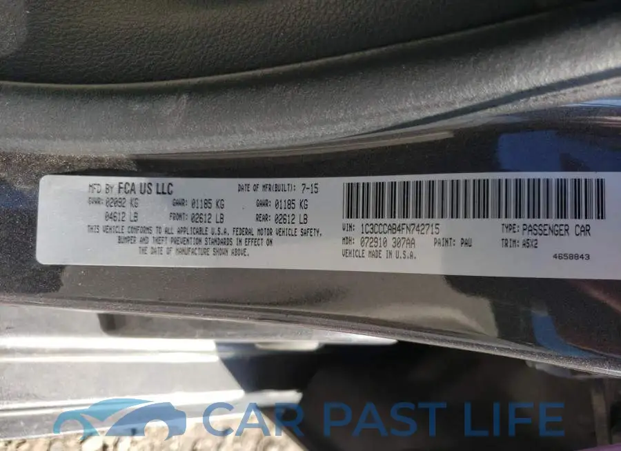 1C3CCCAB4FN742715# 12