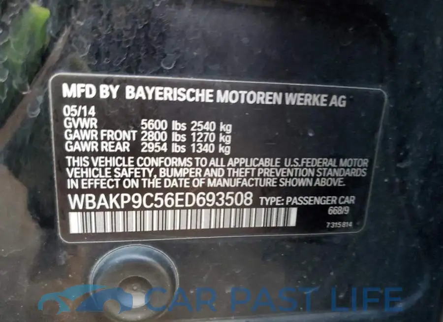 WBAKP9C56ED693508# 12