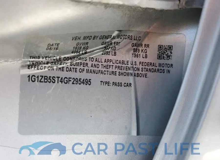 1G1ZB5ST4GF295495# 13