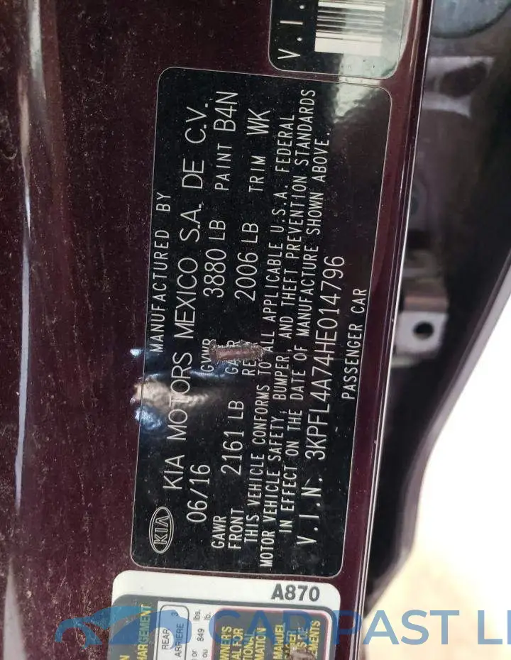 3KPFL4A74HE014796# 12