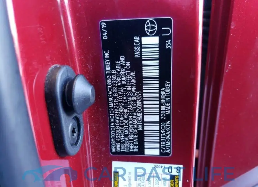 NMTKHMBX5KR092093# 12