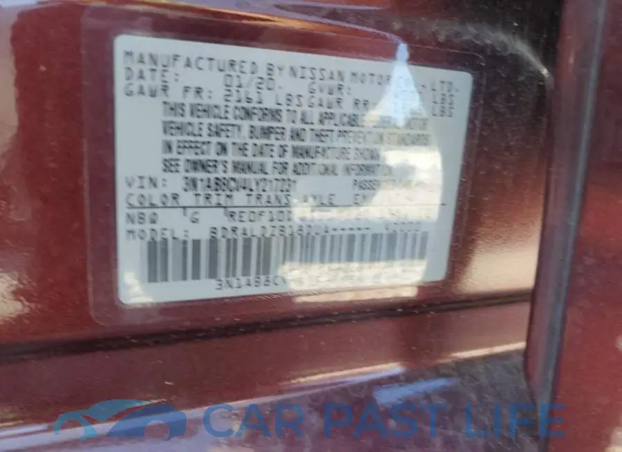 3N1AB8CV4LY217231# 12