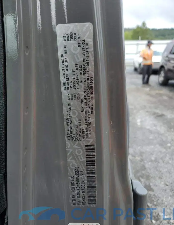 1C4HJXDN5MW725840# 12