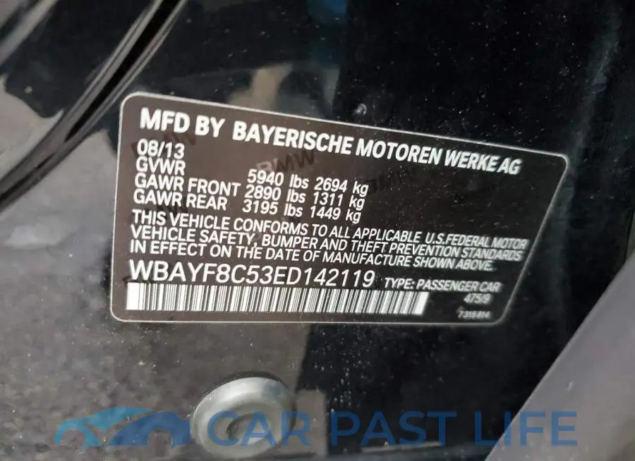 WBAYF8C53ED142119# 12