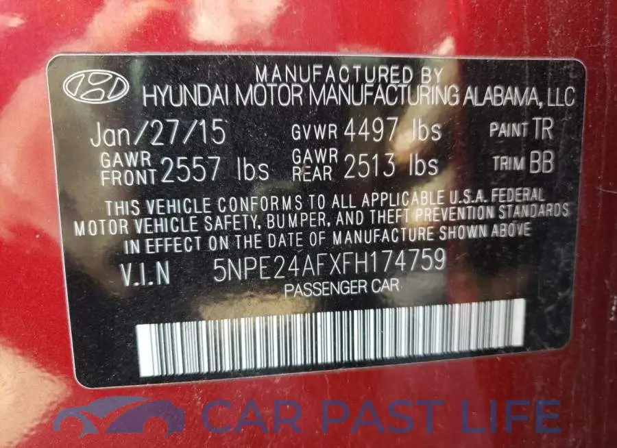 5NPE24AFXFH174759# 12