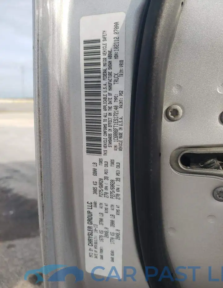1C6RR6FT1ES172140# 12