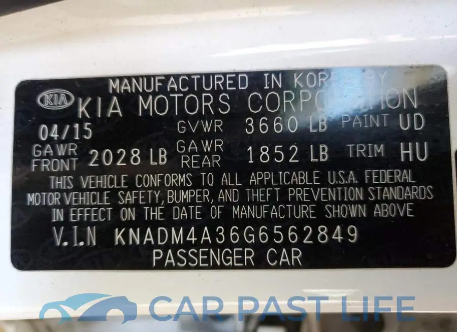 KNADM4A36G6562849# 12