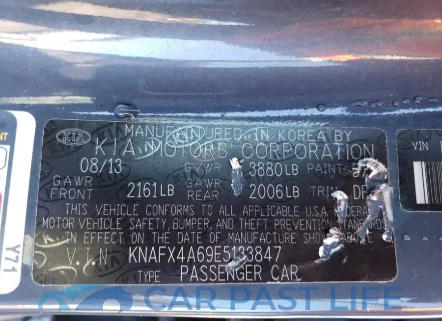 KNAFX4A69E5133847# 12
