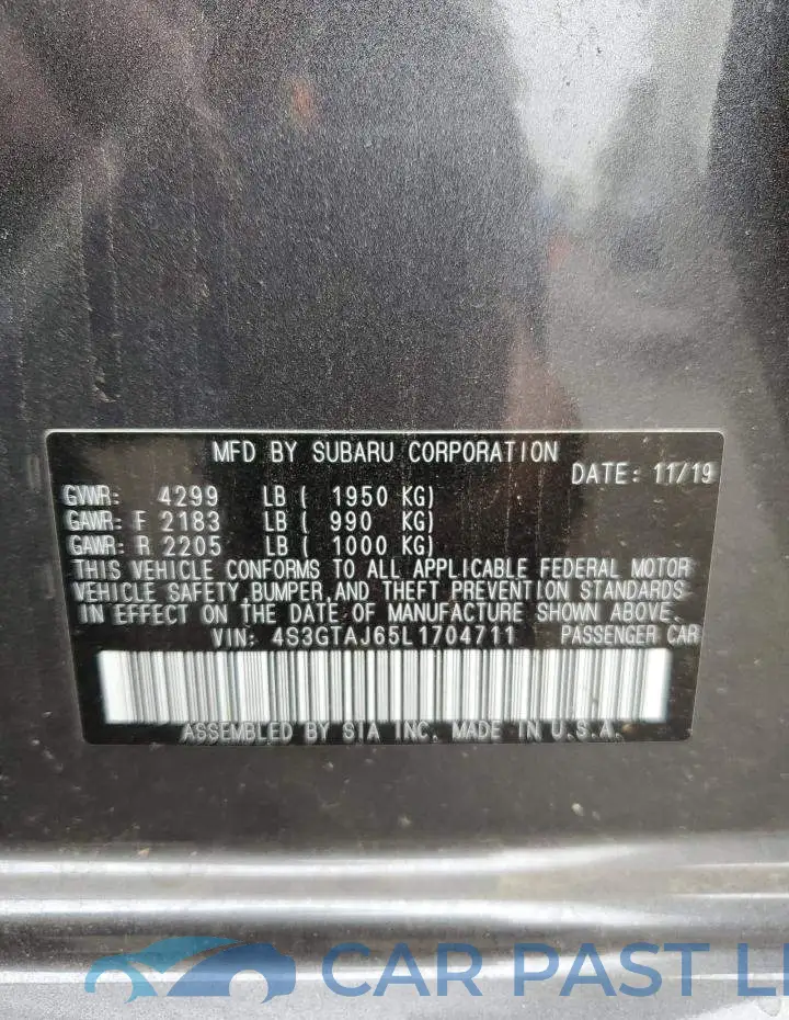 4S3GTAJ65L1704711# 12