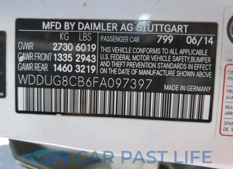 WDDUG8CB6FA097397# 12
