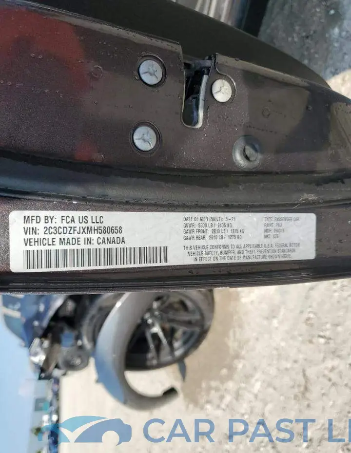 2C3CDZFJXMH580658# 10