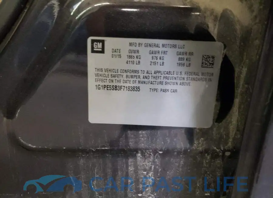 1G1PE5SB3F7183835# 13