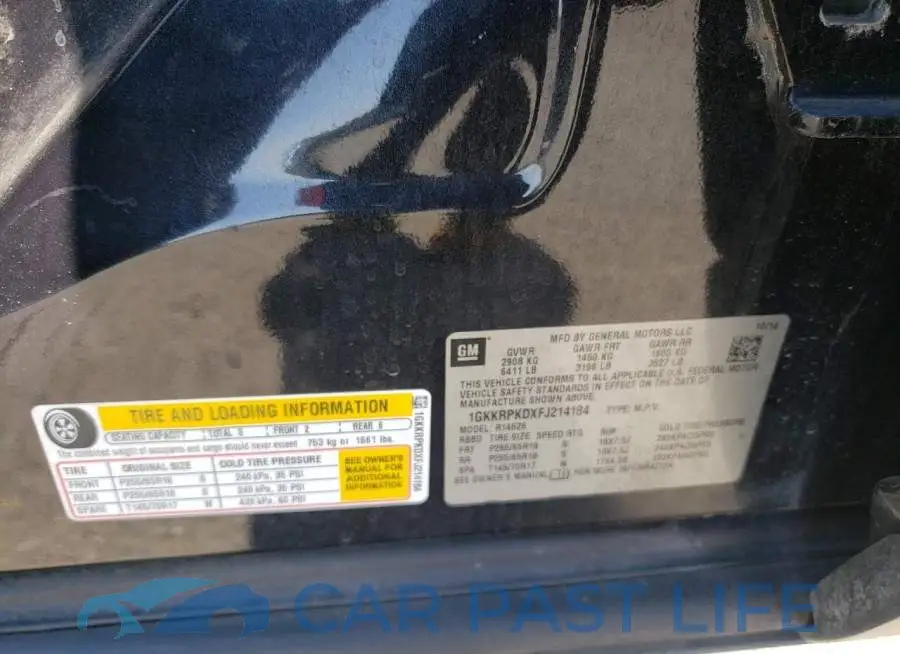 1GKKRPKDXFJ214184# 14