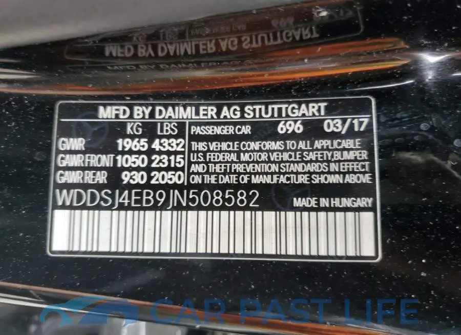WDDSJ4EB9JN508582# 12
