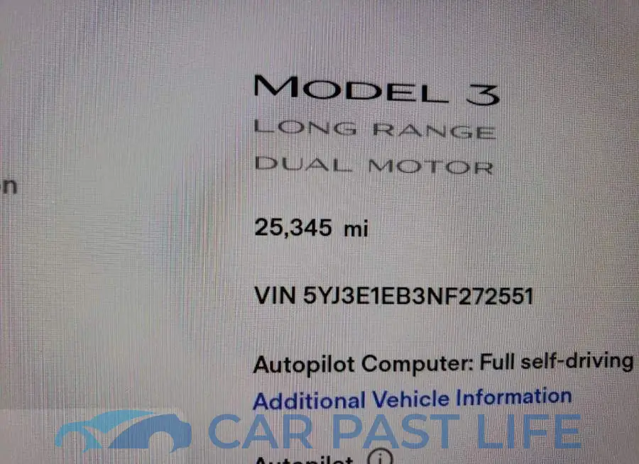 5YJ3E1EB3NF272551# 9