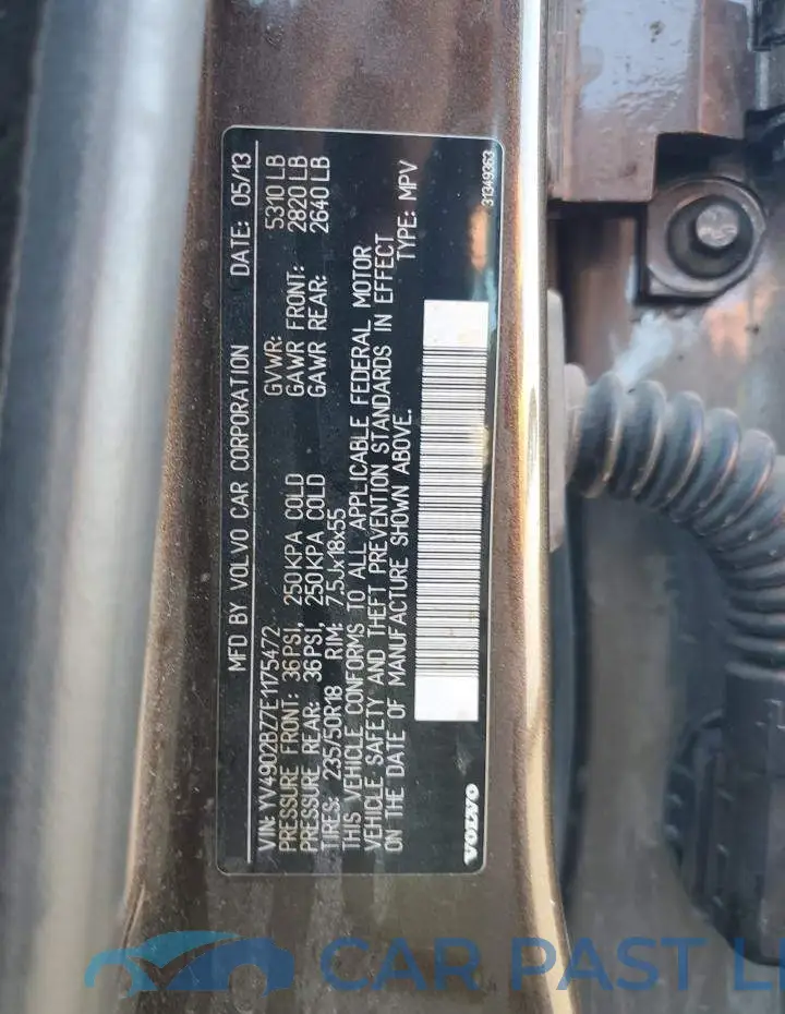 YV4902BZ7E1175472# 12