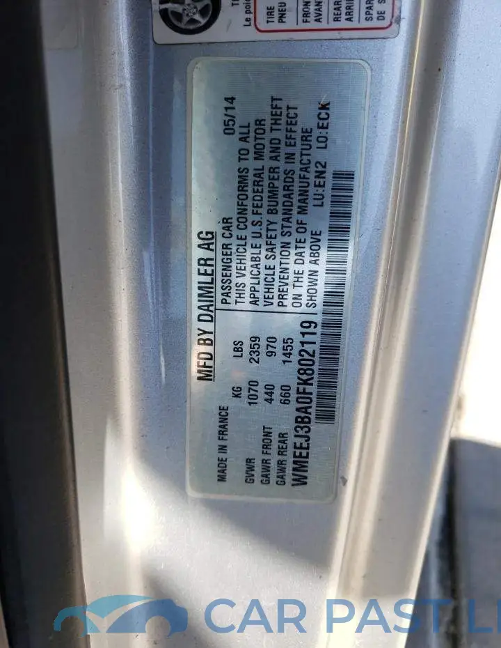WMEEJ3BA0FK802119# 12