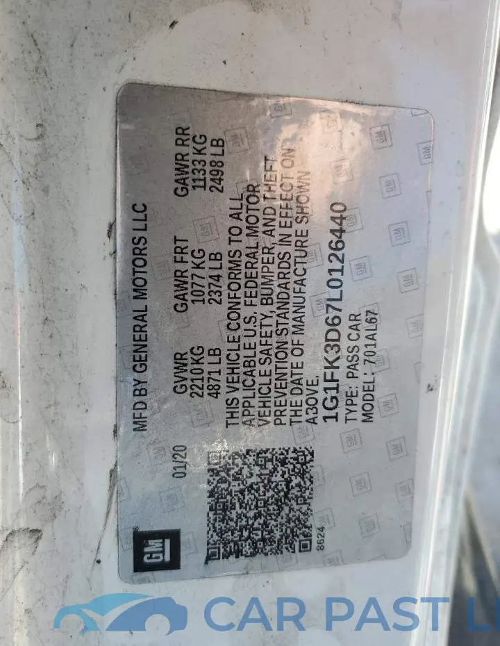 1G1FK3D67L0126440# 12