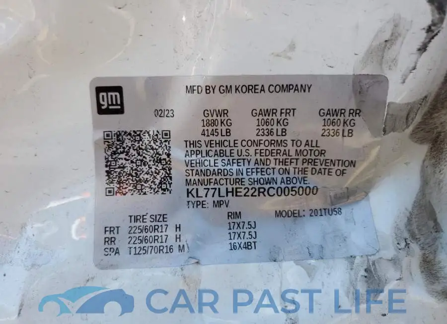 KL77LHE22RC005000# 13