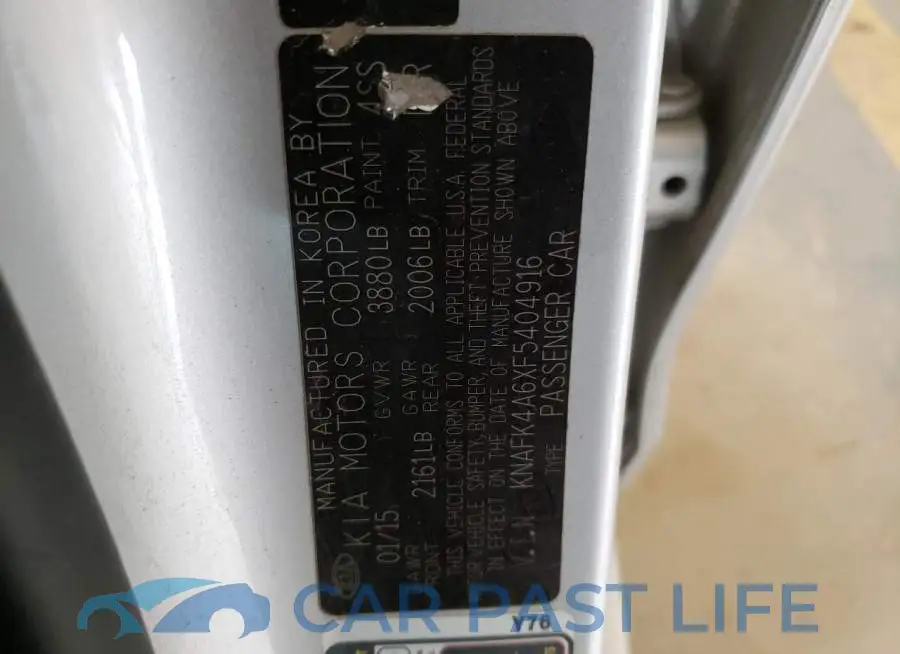 KNAFK4A6XF5404916# 12