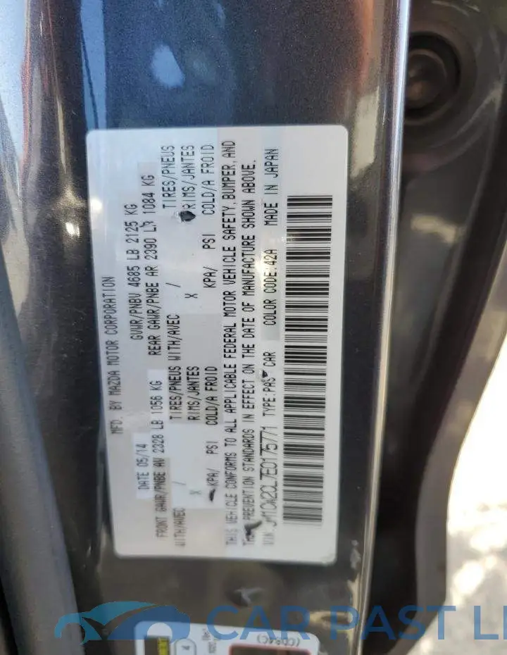 JM1CW2CL7E0175771# 13