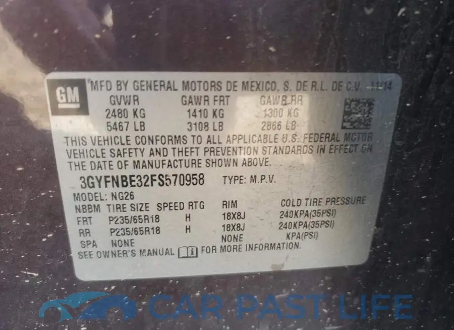 3GYFNBE32FS570958# 12