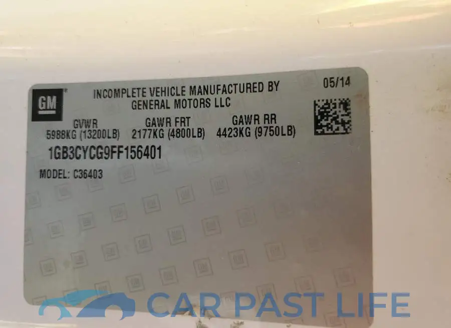 1GB3CYCG9FF156401# 13