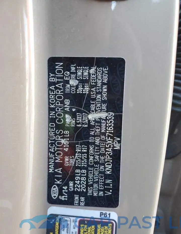 KNDJP3A5XF7163539# 12