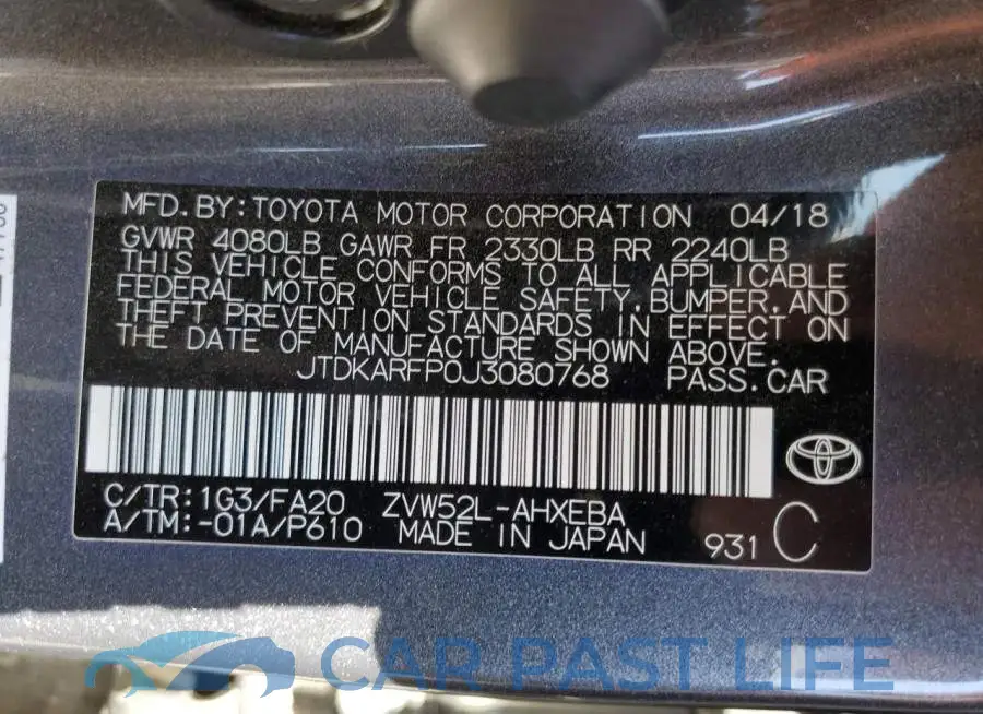 JTDKARFP0J3080768# 13