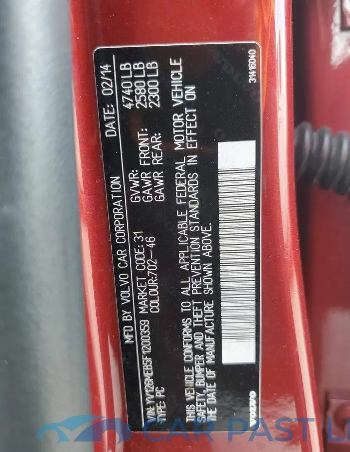 YV126MEB5F1200359# 12