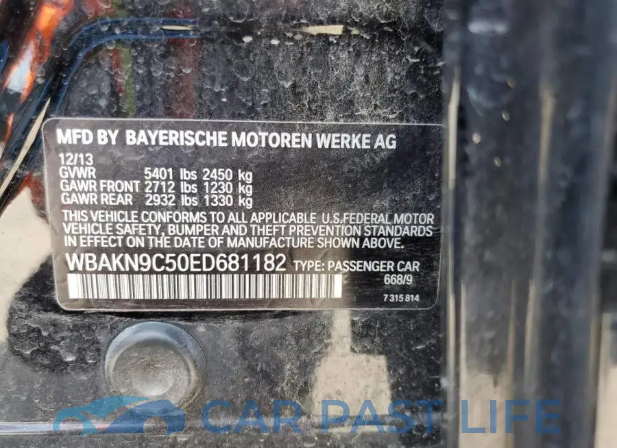 WBAKN9C50ED681182# 12