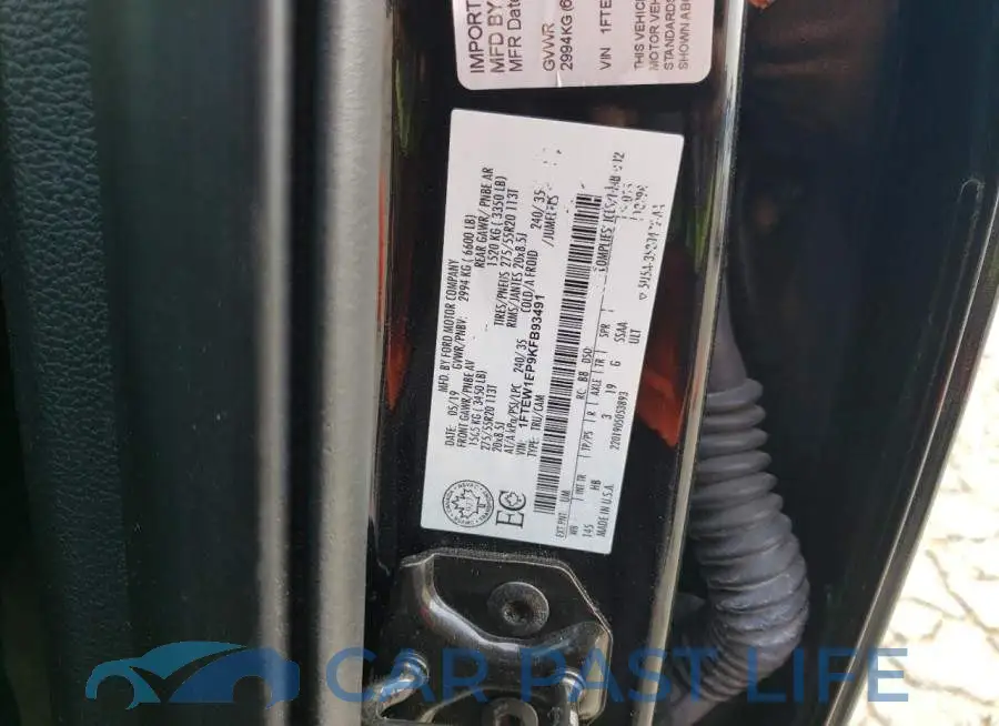 1FTEW1EP9KFB93491# 12