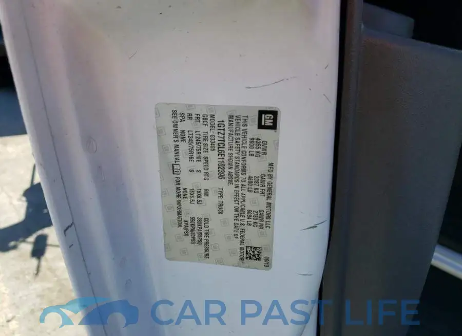 1GTZ7TCL6E1102396# 12