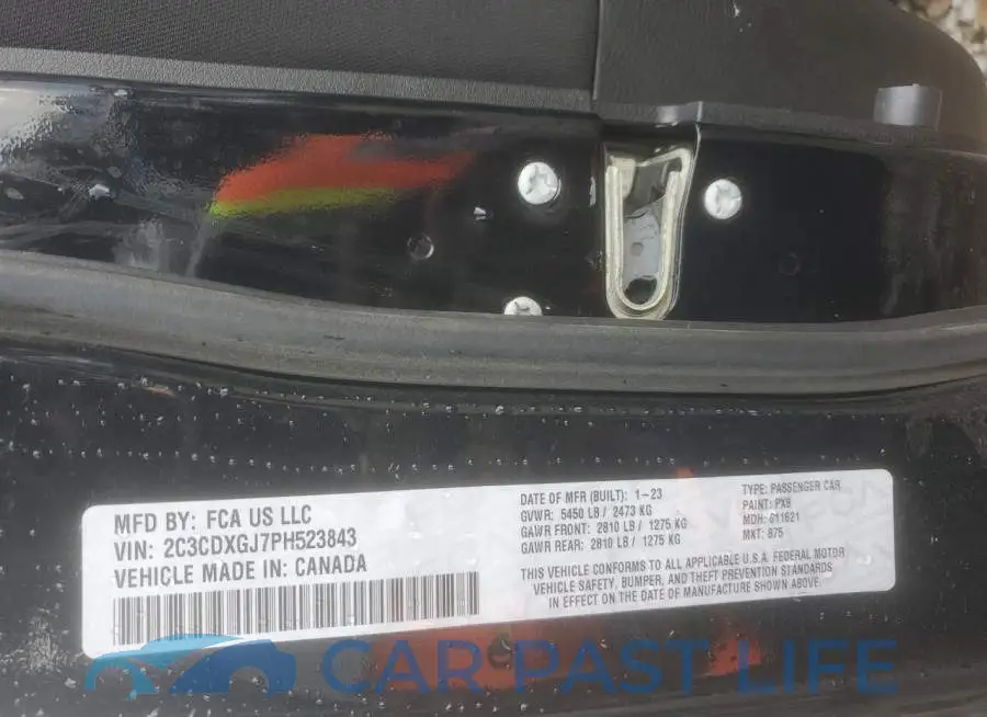 2C3CDXGJ7PH523843# 12