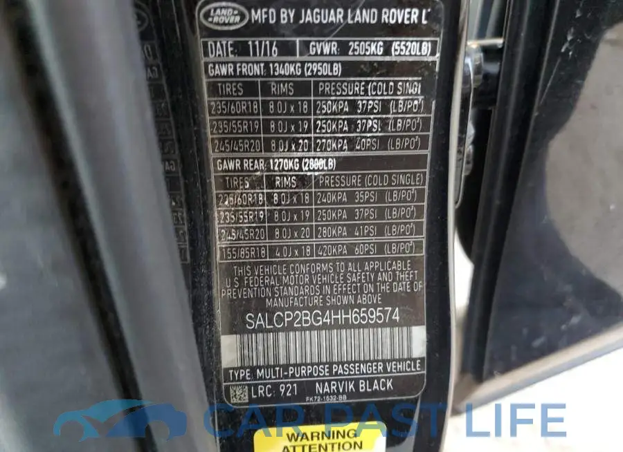 SALCP2BG4HH659574# 13