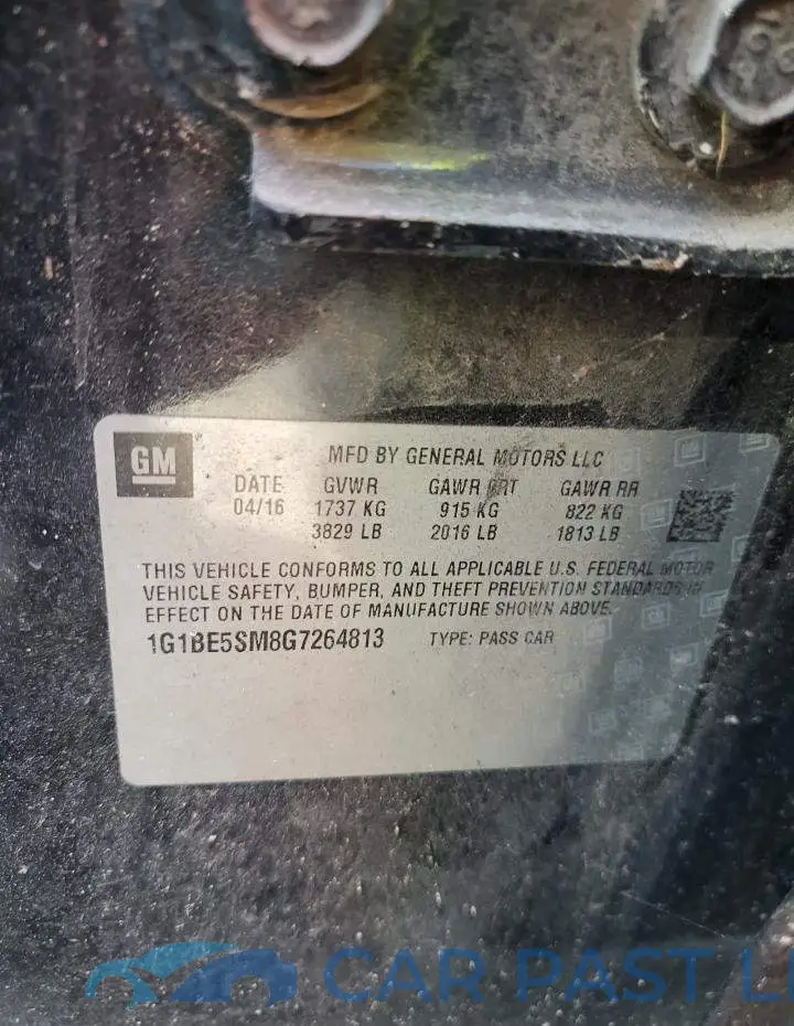 1G1BE5SM8G7264813# 12
