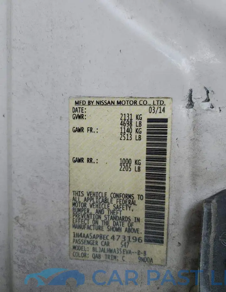 1N4AA5AP8EC473196# 13