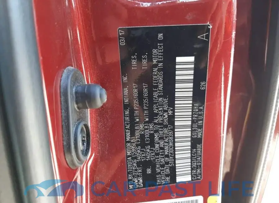5TDYZ3DC9HS839717# 13
