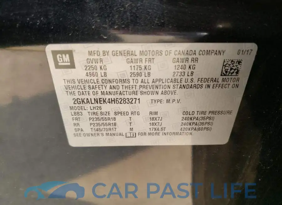 2GKALNEK4H6283271# 13