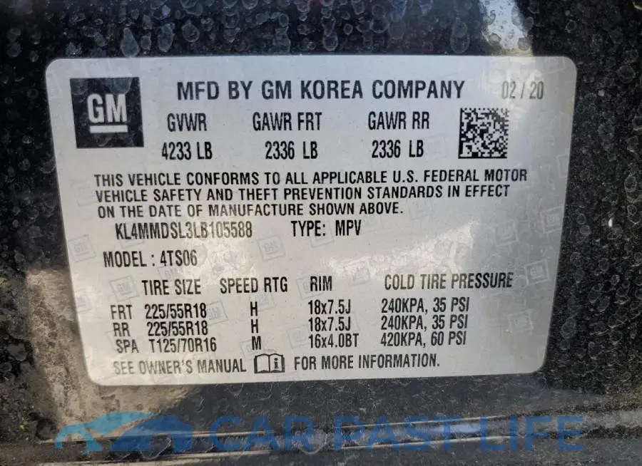 KL4MMDSL3LB105588# 14