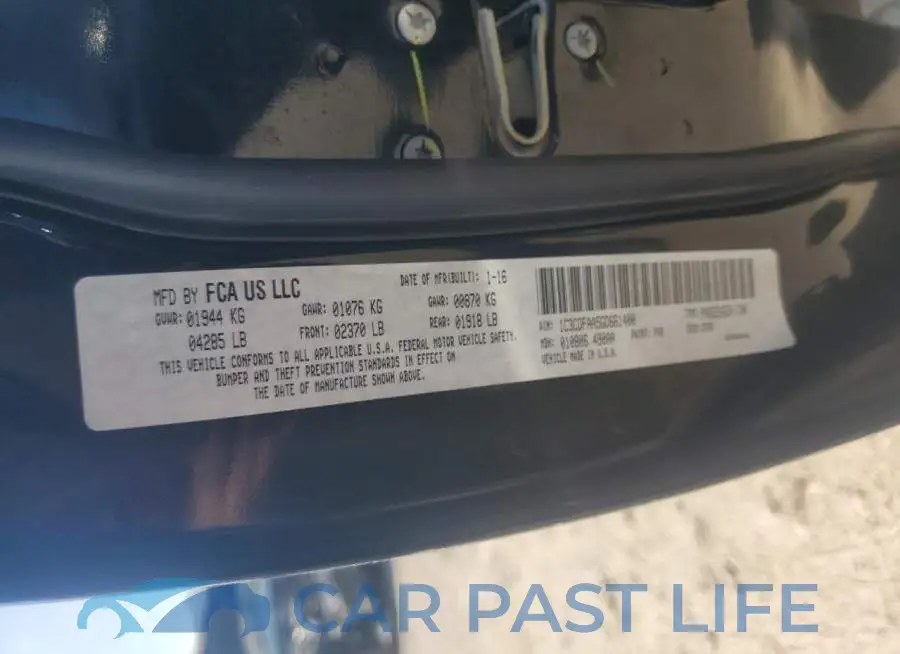1C3CDFAA5GD661400# 12