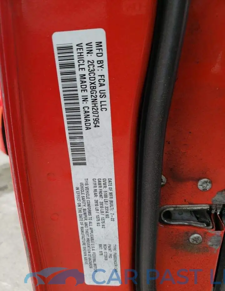 2C3CDXBG2NH207954# 13