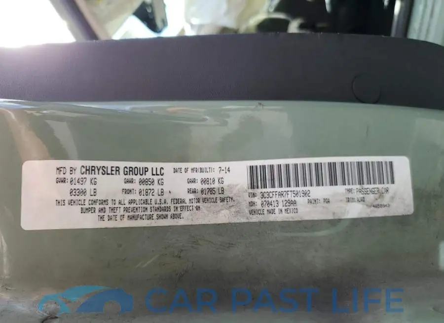 3C3CFFAR7FT501902# 12