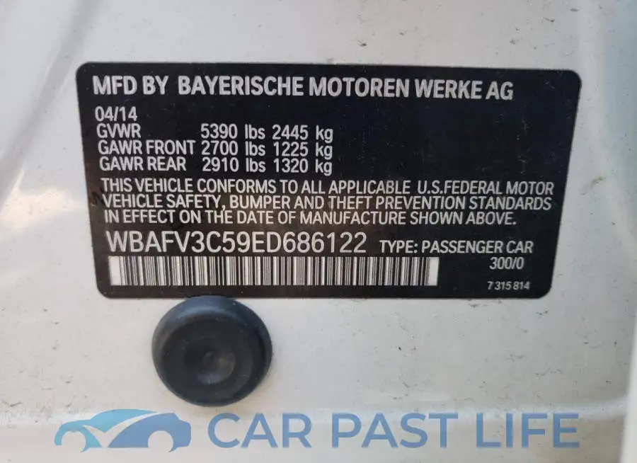 WBAFV3C59ED686122# 12