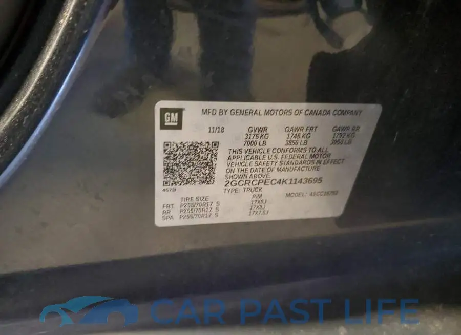 2GCRCPEC4K1143695# 12