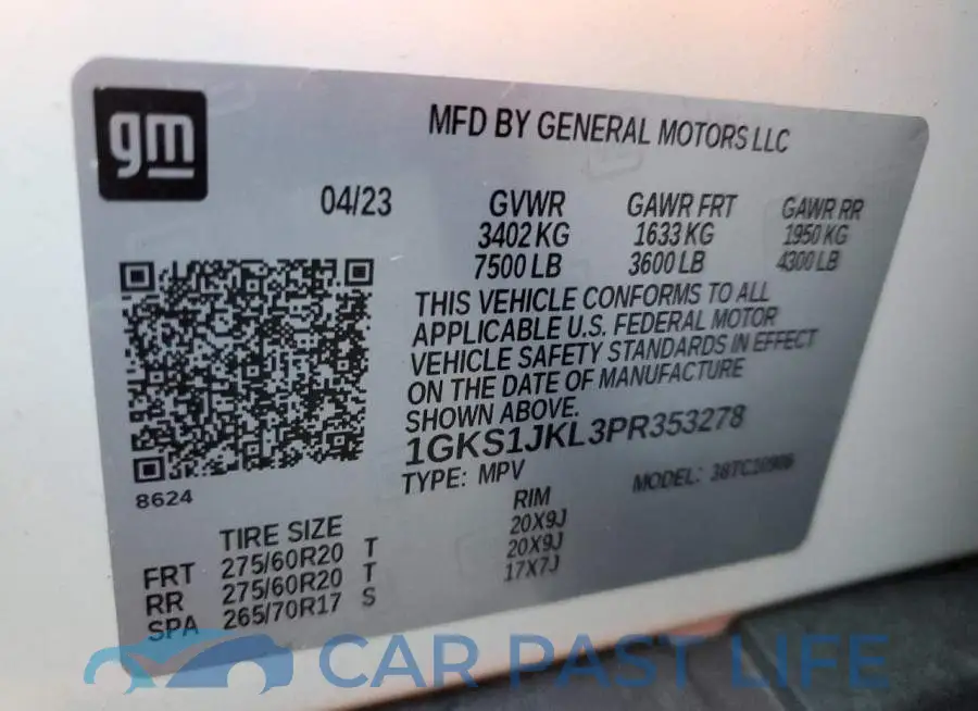1GKS1JKL3PR353278# 14