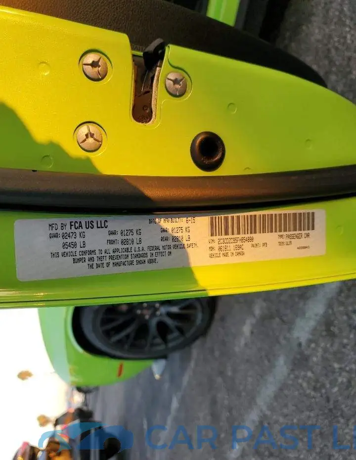 2C3CDZC95FH854880# 12