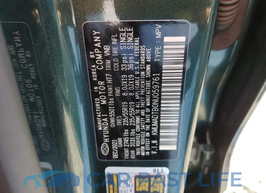 KMUMADTB0NU059761# 13